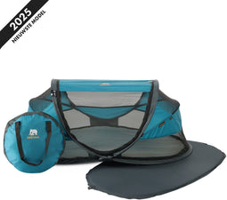 Deryan Baby Luxe - Campingbedje - Inclusief zelfopblaasbare matras - Ocean