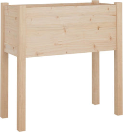 vidaXL - Plantenbak - 70x31x70 - cm - massief - grenenhout