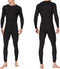 ThermoShirt Heren - Thermo Ondergoed - Slimfit - Zwart - M