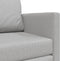 vidaXL - Vloersofa - Bed - 2-in-1 - Cloud - Grijs - 124x71x78 - cm - Stof