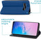 iMoshion Hoesje Geschikt voor Samsung Galaxy S10 Hoesje Met Pasjeshouder - iMoshion Slim Folio Bookcase - Donkerblauw