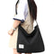 Kioto Schoudertas - Crossbody Tas Dames - Ruimte voor Laptop tot 16 inch - Canvas Zwart