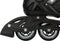 Nijdam Gear Up - Inline skates - Semi-softboot - Zwart - Maat 38