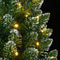 vidaXL - Kunstkerstboom - smal - met - 300 - LED's - 240 - cm