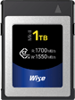 Wise CFexpress Type B Mk-II - Geheugenkaart 1TB - Lezen 1700MB/s Schrijven 1550MB/s