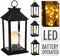 Lantaarn Met Lamp 29 cm 3Ass