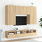 vidaXL - Tv-wandmeubels - 2 - st - 100x30x30 - cm - hout - sonoma - eikenkleurig