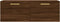 vidaXL - Wandkast - 100x36,5x35 - cm - bewerkt - hout - bruin - eikenkleur