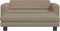 vidaXL - Hondenmand - met - verlengstuk - 100x50x30 - cm - kunstleer - cappuccino