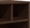 vidaXL - Printerkastje - met - wielen - 41x32x34,5 - cm - bruin - eikenkleurig
