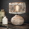AnLi Style Tafellamp massief houten bolle voet