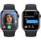 Apple Watch Series 9 - GPS + Cellular - 41mm RVS Sportbandje S/M Grafiet (Zwart)