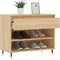 vidaXL - Schoenenkast - 70x36x60 - cm - bewerkt - hout - sonoma - eikenkleurig