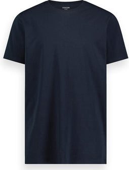 LEBASQ Miles' T-shirt heren - 3 pack - Ronde hals - Extra lang - Blauw - M (3-pack)