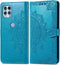 iMoshion Hoesje Geschikt voor Motorola Moto G100 Hoesje Met Pasjeshouder - iMoshion Mandala Bookcase - Turquoise