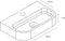 Differnz Ovale Small Fonteinset - Bluestone - 38 x 24 x 7 cm - Zwart