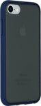 iMoshion Hoesje Geschikt voor iPhone SE (2022) / SE (2020) / 8 / 7 / 6s / 6 Hoesje - iMoshion Frosted Backcover - Blauw