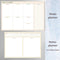 Urban State Magnetische Weekplanner - Planner Magnetisch - Uitschrijfbaar - Pastel