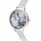 Olivia Burton Under the sea Silver - Dameshorloge - OB16US11 - Zilver - Mesh strap - 34 MM