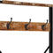 vidaXL - Kledingrek - 80x40x190 - cm - massief - gerecycled - hout - meerkleurig