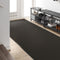 vidaXL - Deurmat - Wasbaar - Zwart - 120x300 - cm
