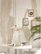 GOOD&MOJO Hanglamp Zanzibar - Rotan Wit - Ø40x12cm - Modern - Hanglampen Eetkamer, Slaapkamer, Woonkamer