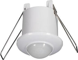 Perel Bewegingsmelder, PIR, 6 m detectiebereik, 360° detectiehoek, IP20, gebruik binnenshuis, plafondmontage/inbouw, wit