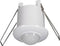 Perel Bewegingsmelder, PIR, 6 m detectiebereik, 360° detectiehoek, IP20, gebruik binnenshuis, plafondmontage/inbouw, wit