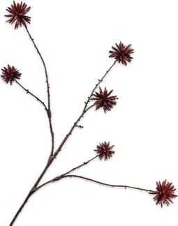 Silk-ka Kunstbloem-Kunsttak Kastanje Tak Bordeau 79 cm