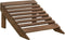 vidaXL - Tuinstoel - met - voetenbank - hout - bruin