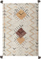BOLAY - Laagpolig vloerkleed - Beige - 160 x 230 cm - Katoen