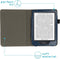 imoshion E-reader Hoesje - Geschikt voor Kobo Clara 2E, Tolino Shine 4 - Vegan Leather Bookcase - Donkerblauw