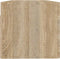 vidaXL - Wandkast - 100x36,5x35 - cm - bewerkt - hout - sonoma - eikenkleurig