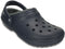 Crocs - Classic Lined Clog - Instap Sandaal - 38 - 39 - Blauw