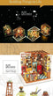 Robotime modelbouw Miniatuur bouwpakket Sam's Study hout/papier/kunststof - 190mm hoog x 225mm breed x 185mm diep - met lampje