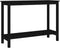 vidaXL - Wandtafel - 110x40x80 - cm - massief - grenenhout - zwart