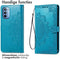 iMoshion Hoesje Geschikt voor Motorola Moto G14 Hoesje Met Pasjeshouder - iMoshion Mandala Bookcase - Turquoise