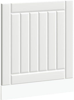 vidaXL Lucca - Vaatwaspaneel - bewerkt hout - wit - 60 x 1,5 x 67 cm