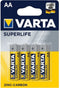 Varta Superlife R6 - AA Batterijen 1,5V - 12 Blisters à 4 stuks (48 stuks)