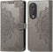 iMoshion Hoesje Geschikt voor Honor 90 Hoesje Met Pasjeshouder - iMoshion Mandala Bookcase - Grijs