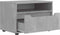 vidaXL - Tv-meubel - VISNES - 60x40x38 - cm - bewerkt - hout - betongrijs