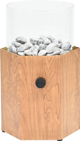 Garden Impressions Bilboa gaslantaarn hexagon - teak look