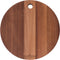 Bowls and Dishes - Serveerplank - Rond met gat Ø 24 x 2 cm - Walnoot hout
