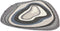 Brink en Campman - Brink en Campman Habitat Aura Grey Outdoor 477304 Vloerkleed - 140x200 - Ovaal - Buiten,Laagpolig Tapijt - Modern - Meerkleurig