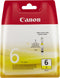 Canon BCI-6 - Inktcartridge - 3 kleuren - Geel (3 stuks)