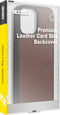 Accezz iPhone 14 Pro - Back Cover - Premium Leather Card Slot - Bruin