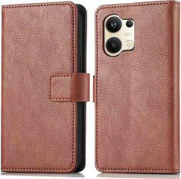 iMoshion Hoesje Geschikt voor Oppo Reno 9 Pro (5G) / Reno 9 (5G) Hoesje Met Pasjeshouder - iMoshion Luxe Bookcase - Bruin