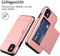 imoshion Hoesje Geschikt voor iPhone 11 Hoesje - Ruimte voor 2 pasjes - imoshion Backcover met pasjeshouder - Rosé Goud