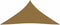 vidaXL - Zonnezeil - 160 - g/m² - 3x4x4 - m - HDPE - taupe