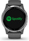 Garmin vívoactive 4 - Smartwatch - GPS Hartslagmeter Muziekafspelen - Zilver (Grijs)